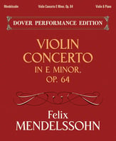 Violin Concerto in E Minor Op 64 Violin and Piano Reduction cover